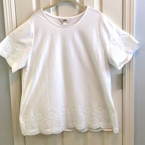 C J Banks White top